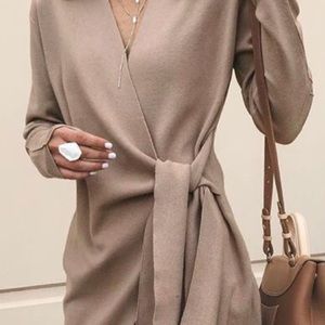 Front Knot Cardigan Sweater
